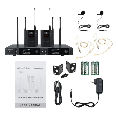 ชุดไมโครโฟนไร้สาย SOUNDVISION SU-990D/BTP
