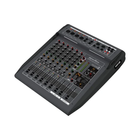 มิกเซอร์ อนาล็อก Soundvision AMX-08 ด้านหน้า เอียง 2