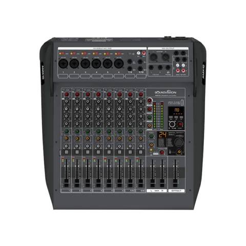 มิกเซอร์ อนาล็อก Soundvision AMX-10 ด้านหน้า