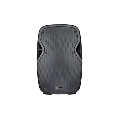ตู้ลำโพงพกพา มีแอมป์ในตัว CLEARSOUND-GoPort-GP-15A ด้านหน้า