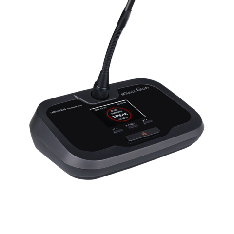 ไมโครโฟนชุดประชุมระบบดิจิตอล (ไมค์ผู้ร่วมประชุม) SoundVision-DCS-1000D หน้าจอ