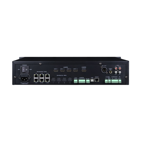 เครื่องควบคุมชุดประชุมระบบดิจิตอล SoundVision-DCS-2000M ด้านหลัง