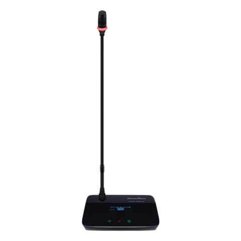 ไมโครโฟนประชุมระบบดิจิตอลแบบไร้สายแบบสัมผัส (ไมค์ประธาน) SoundVision-DWS-2000C ด้านหน้า