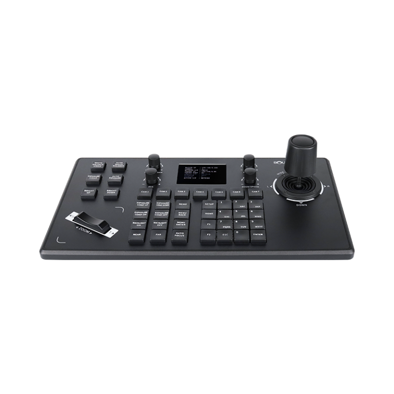 คีย์บอร์ดคอนโทรลกล้อง PTZ SoundVision-KBD-2022Di ด้านหน้า