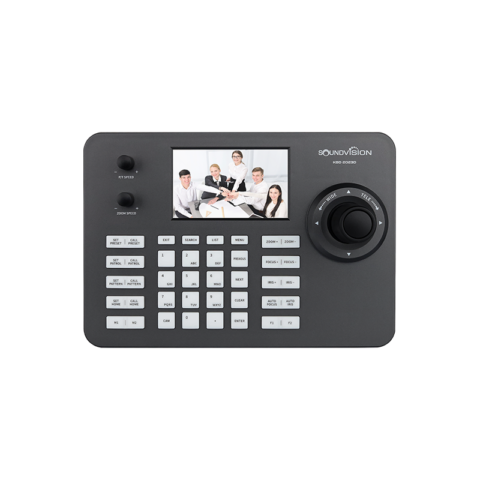 คีย์บอร์ดคอนโทรลกล้อง PTZ SoundVision-KBD-2160Di ด้านบน