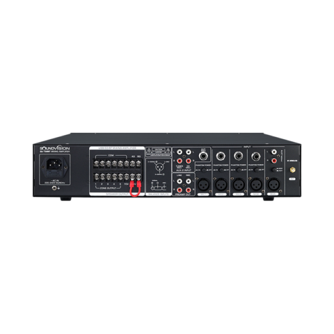 มิกซิ่งแอมป์ SoundVision-SA150BT ด้านหลัง