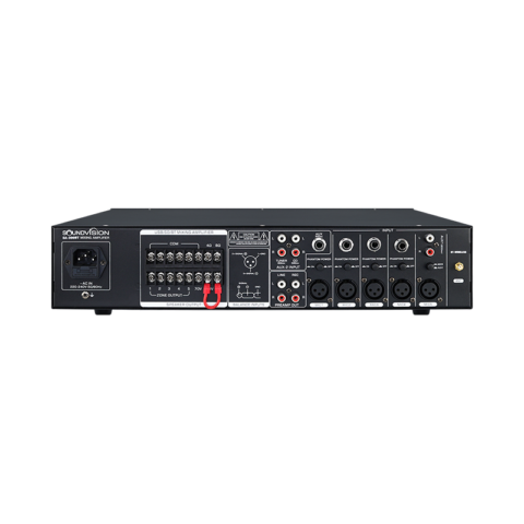 มิกซิ่งแอมป์ SoundVision-SA300BT ด้านหลัง