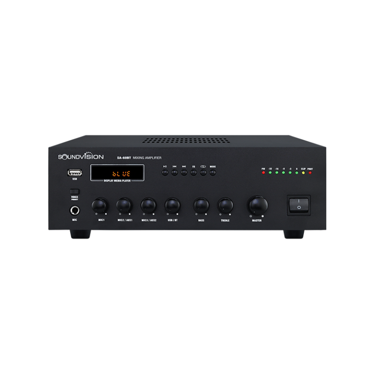 มิกซิ่งแอมป์ SoundVision-SA-60BT ด้านหน้า