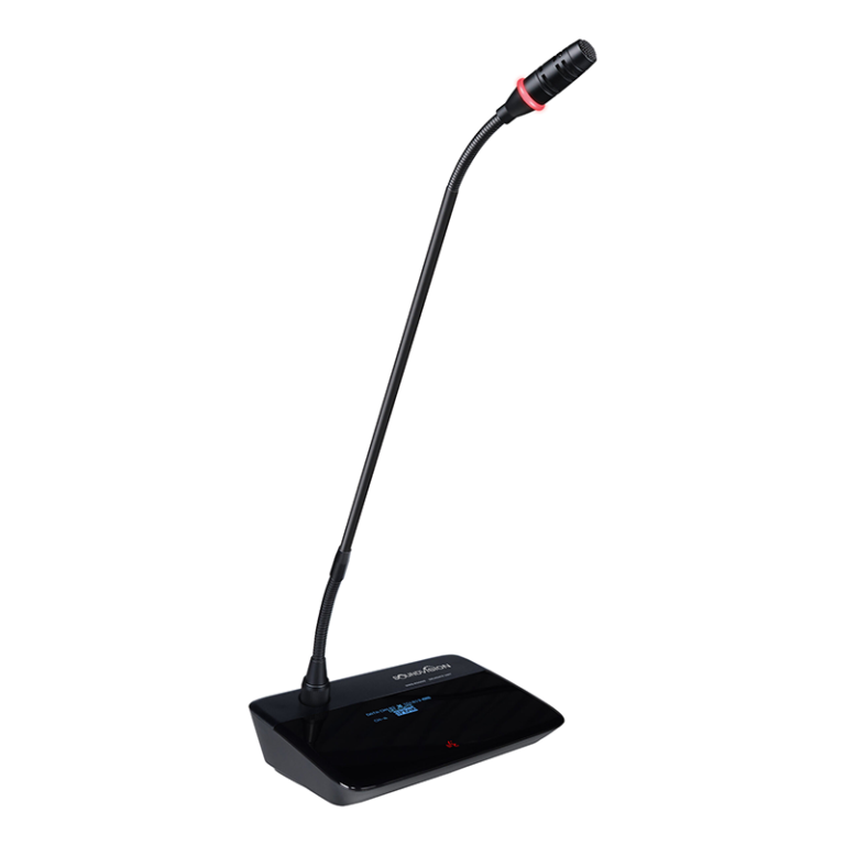 ไมโครโฟนประชุมระบบดิจิตอลแบบไร้สายแบบสัมผัส (ไมค์ประธาน) SoundVision-DWS-2000D ด้านข้างขวา