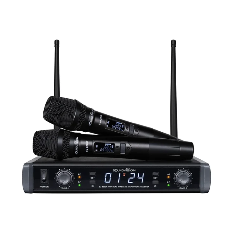 ชุดไมโครโฟนไร้สาย Soundvision SU-820D/HT ตัวรับและไมค์ลอย