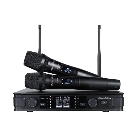 ชุดไมโครโฟนไร้สาย Soundvision SU-850DA ตัวรับและไมค์ลอย