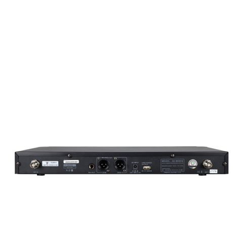 ชุดไมโครโฟนไร้สาย Soundvision SU-850DG ตัวรับ ด้านหลัง