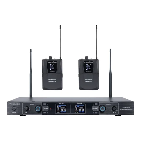 ชุดไมโครโฟนไร้สาย Soundvision SU-890DII/BT ตัวรับและไมค์ลอย