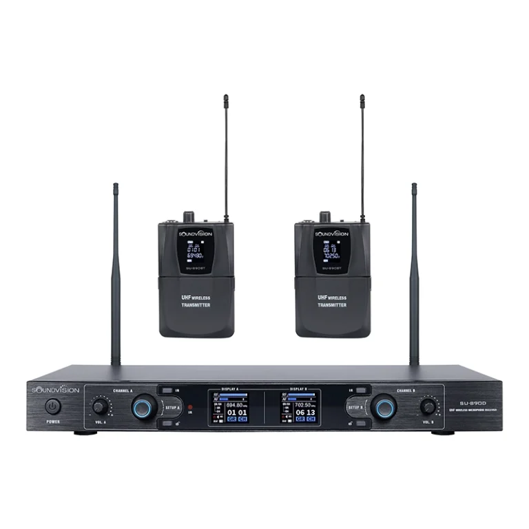ชุดไมโครโฟนไร้สาย Soundvision SU-890DII/BT ตัวรับและไมค์ลอย