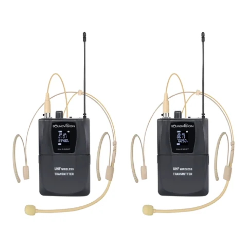 ชุดไมโครโฟนไร้สาย Soundvision SU-890DII/BT ไมค์ลอย แบบใส่หัว